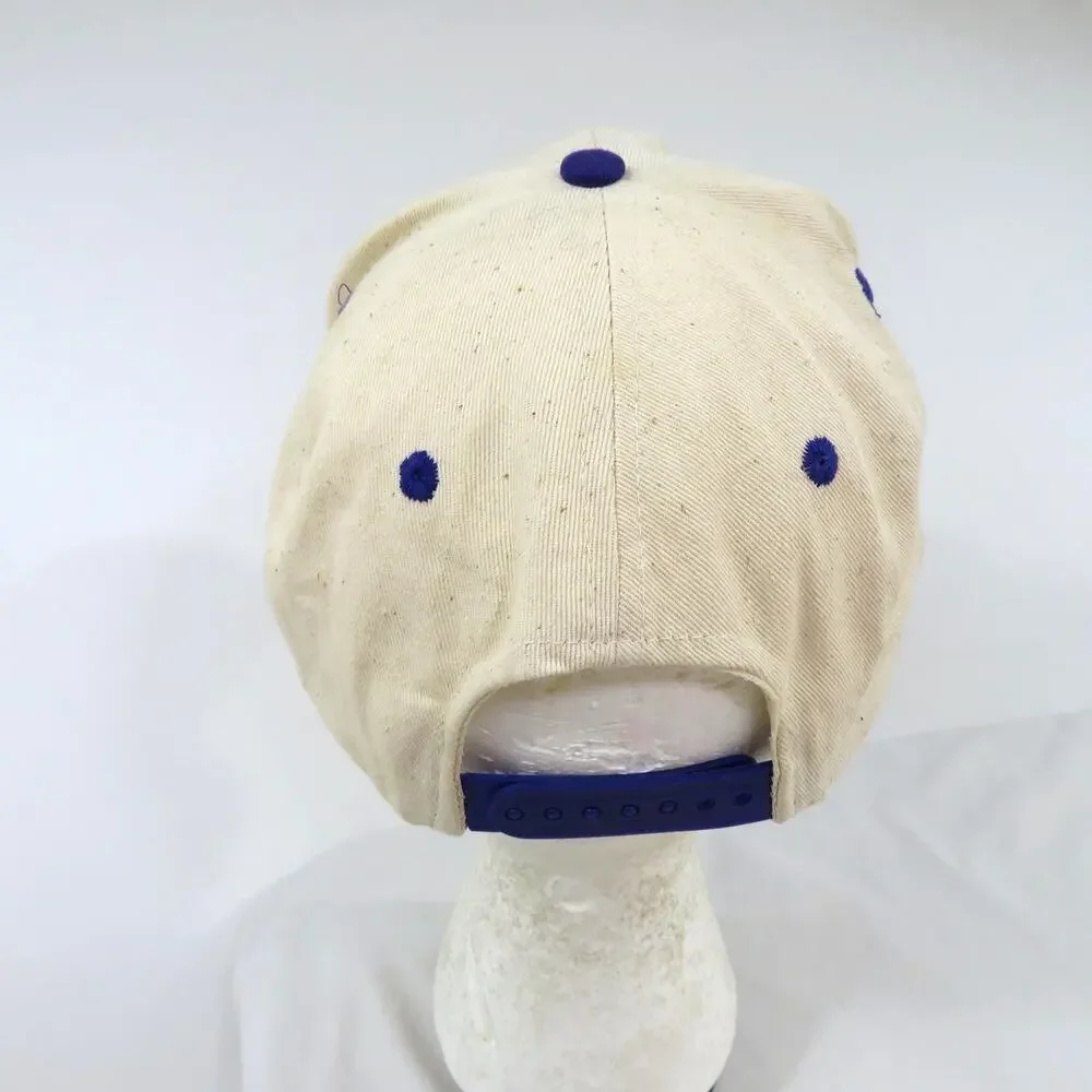 AZ Diamondbacks Hat, Baseball, Ivory Purple Green, Snapback Y2K